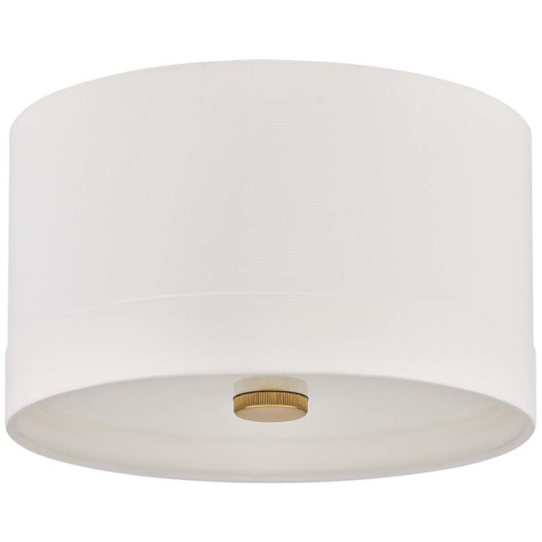 Image 2 Hudson Valley Lighting Ashland Flush Mount Aged Brass