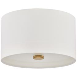 Hudson Valley Lighting Ashland Flush Mount Aged Brass