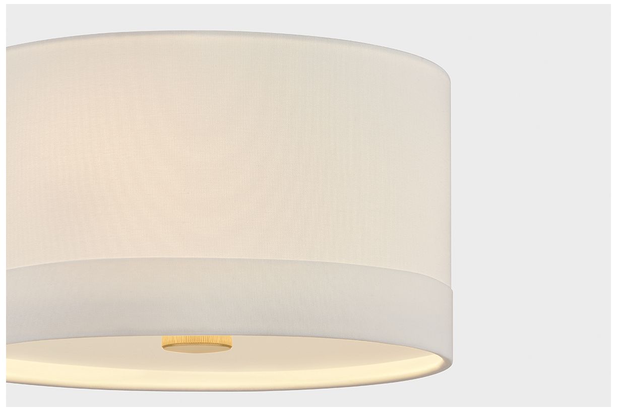 Image 4 Hudson Valley Lighting Ashland Flush Mount Aged Brass more views