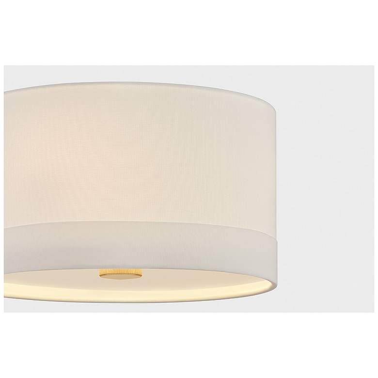 Image 4 Hudson Valley Lighting Ashland Flush Mount Aged Brass more views