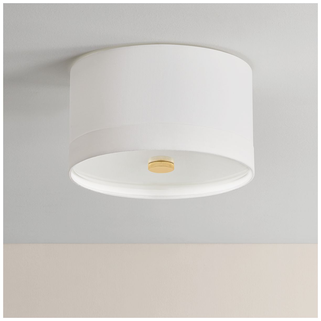 Image 6 Hudson Valley Lighting Ashland Flush Mount Aged Brass more views