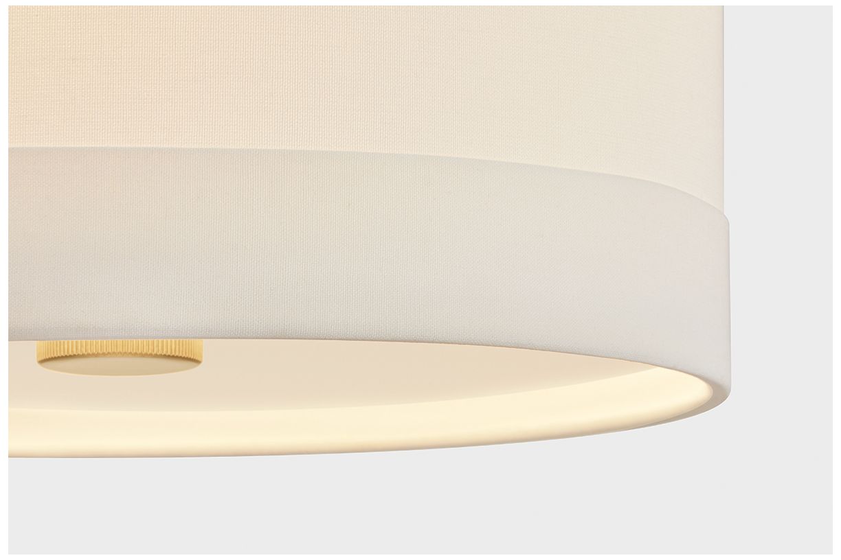 Image 7 Hudson Valley Lighting Ashland Flush Mount Aged Brass more views