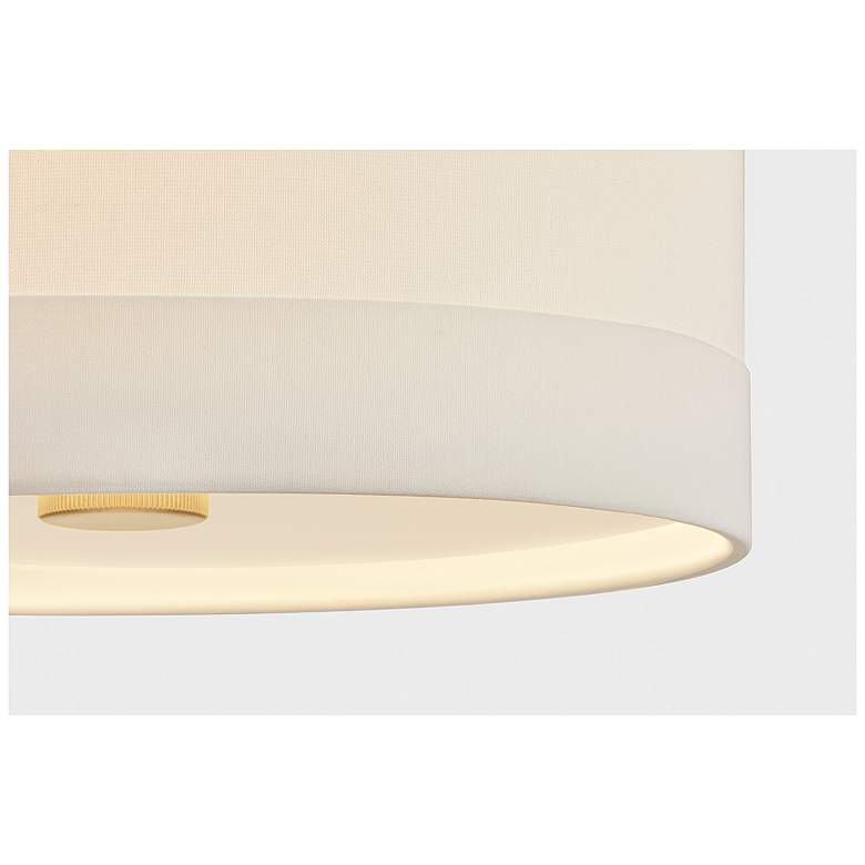 Image 7 Hudson Valley Lighting Ashland Flush Mount Aged Brass more views