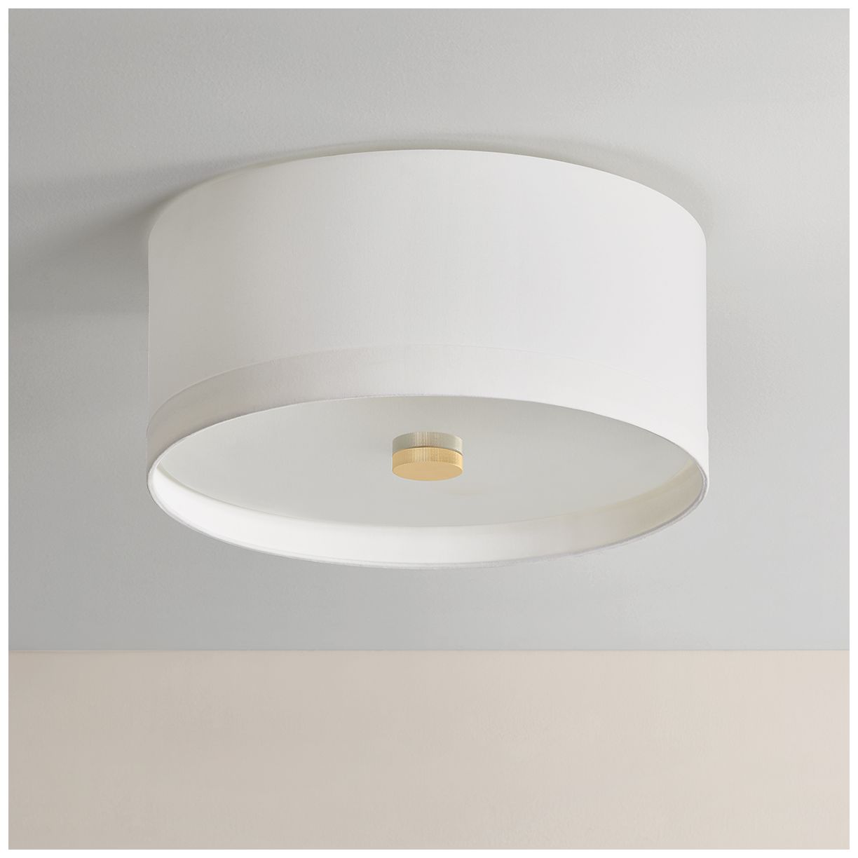 Image 4 Hudson Valley Lighting Ashland Flush Mount Aged Brass more views