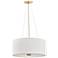 Hudson Valley Lighting Ashland Pendant Aged Brass