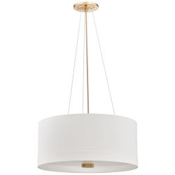Hudson Valley Lighting Ashland Pendant Aged Brass