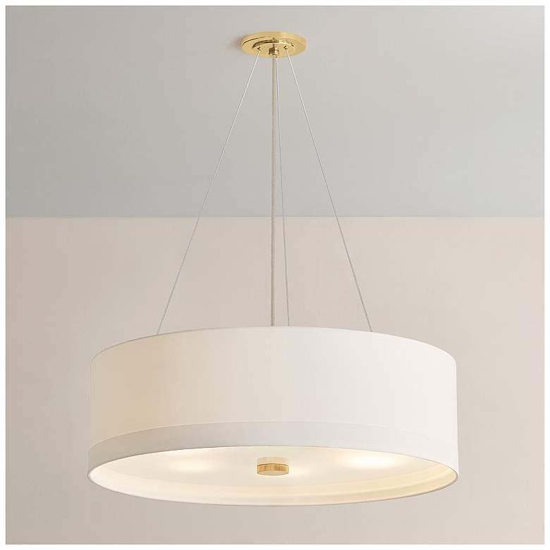 Image 1 Hudson Valley Lighting Ashland Pendant Aged Brass