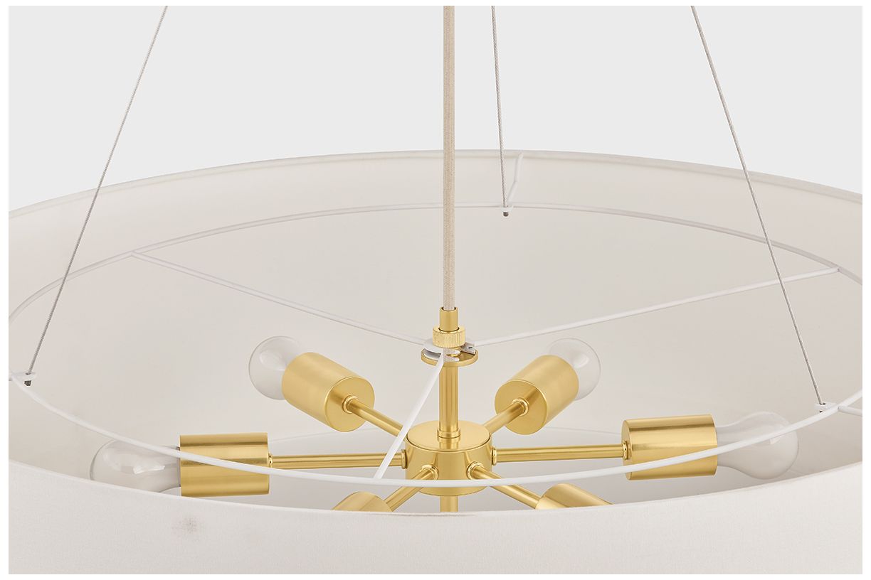 Image 4 Hudson Valley Lighting Ashland Pendant Aged Brass more views