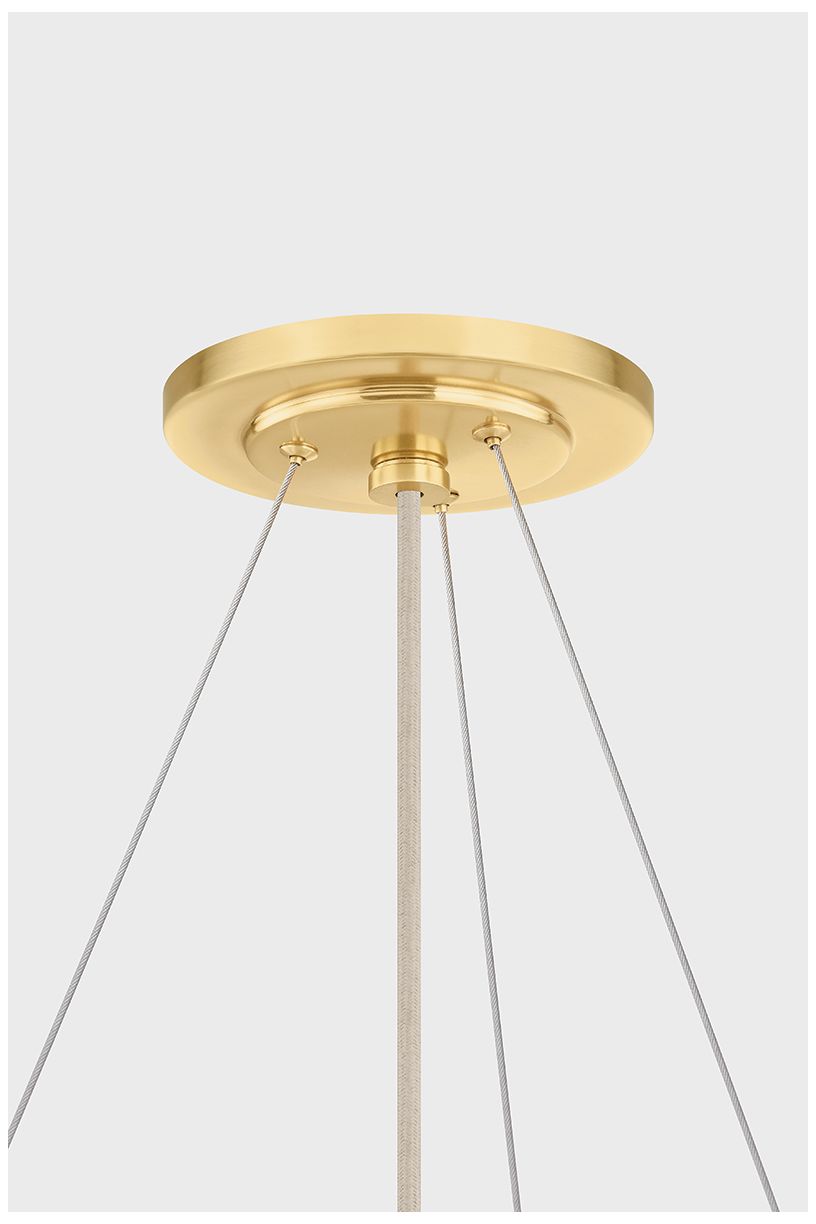 Image 7 Hudson Valley Lighting Ashland Pendant Aged Brass more views