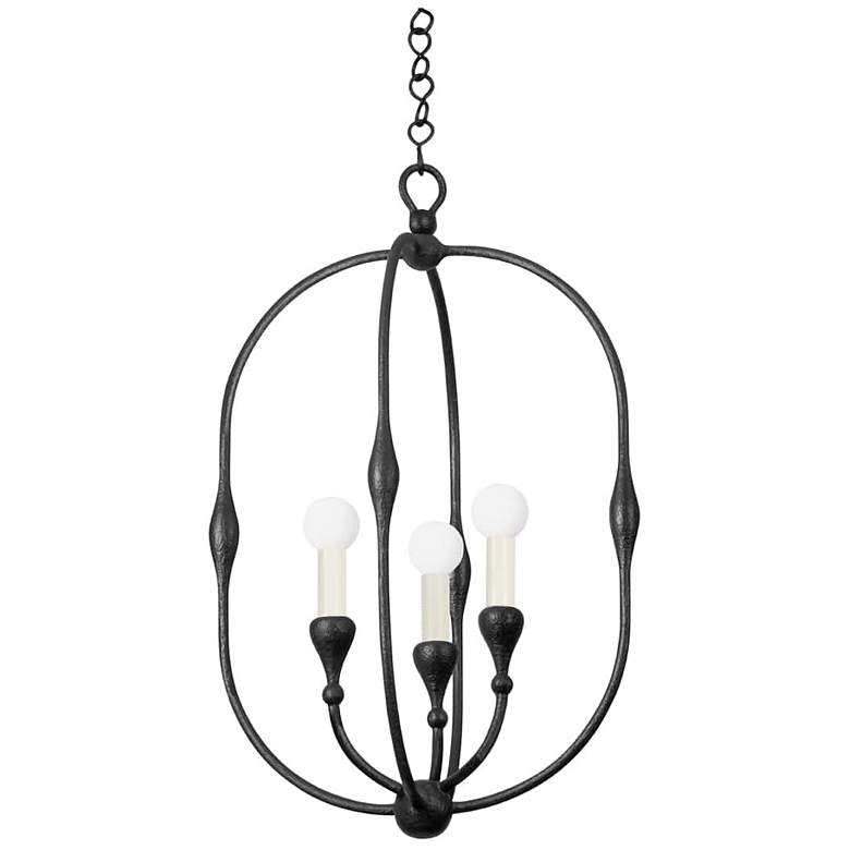 Image 1 Hudson Valley Lighting Baltic 15 in. Aged Iron Pendant