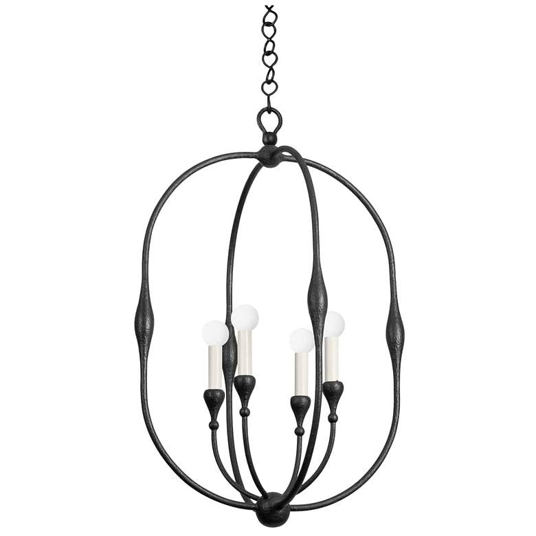 Image 1 Hudson Valley Lighting Baltic 20.25 in. Aged Iron Pendant