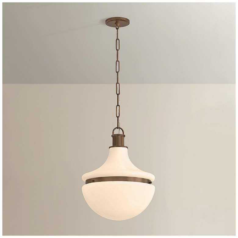 Image 1 Hudson Valley Lighting Barryville Pendant Historic Bronze