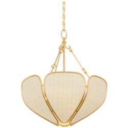 Hudson Valley Lighting Bayville Pendant Vintage Gold Leaf