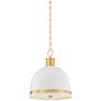 2_Hudson Valley Lighting Briscoe Pendant Aged Brass