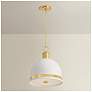 1_Hudson Valley Lighting Briscoe Pendant Aged Brass