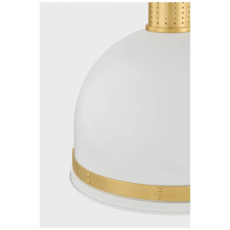 Image 6 Hudson Valley Lighting Briscoe Pendant Aged Brass more views