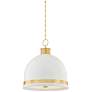 2_Hudson Valley Lighting Briscoe Pendant Aged Brass