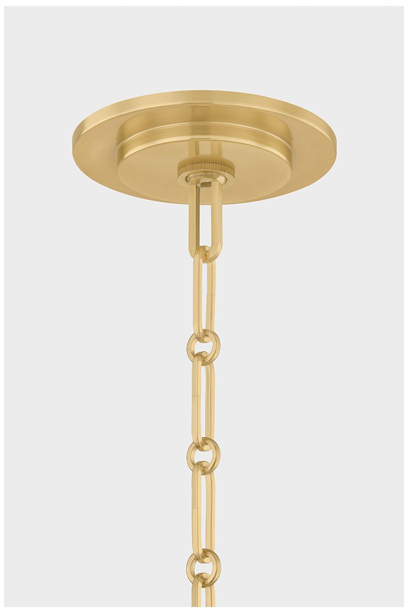 Image 4 Hudson Valley Lighting Briscoe Pendant Aged Brass more views