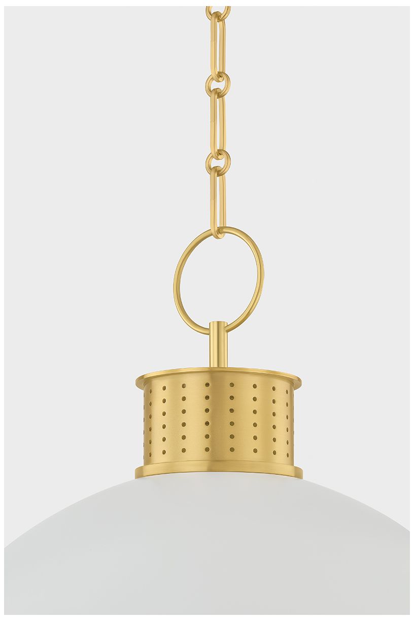 Image 7 Hudson Valley Lighting Briscoe Pendant Aged Brass more views