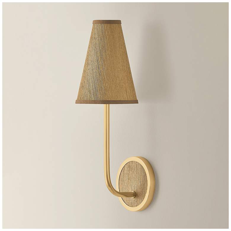 Image 4 Hudson Valley Lighting Buskirk Wall Sconce Aged Brass more views