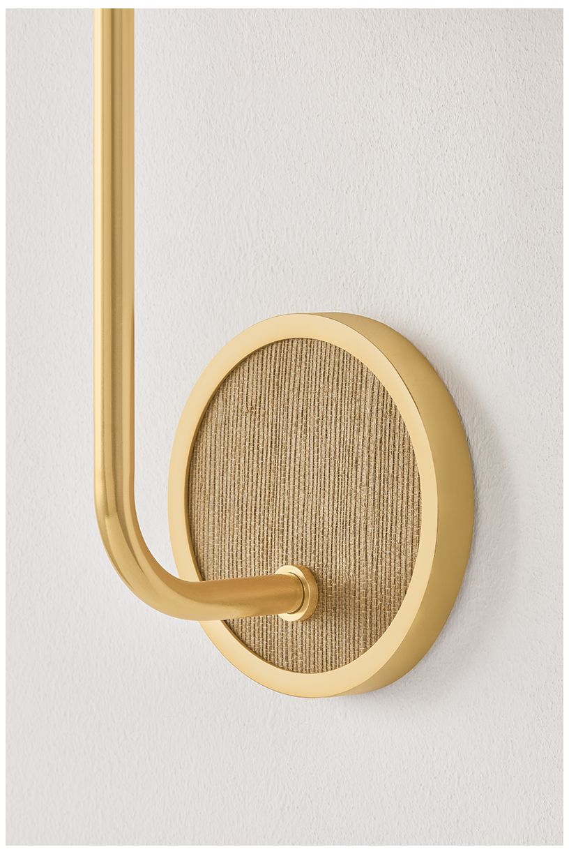 Image 5 Hudson Valley Lighting Buskirk Wall Sconce Aged Brass more views