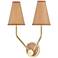 Hudson Valley Lighting Buskirk Wall Sconce Aged Brass