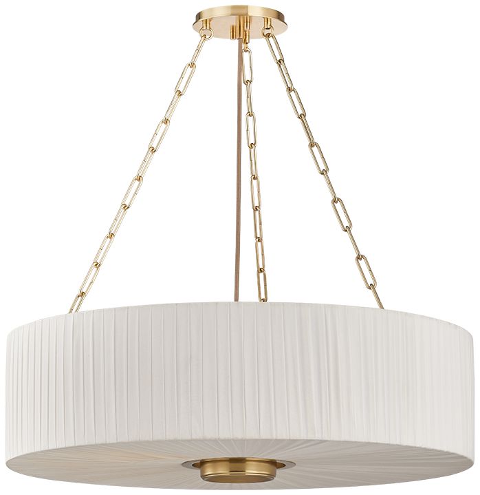 Image 2 Hudson Valley Lighting Camby Chandelier Aged Brass