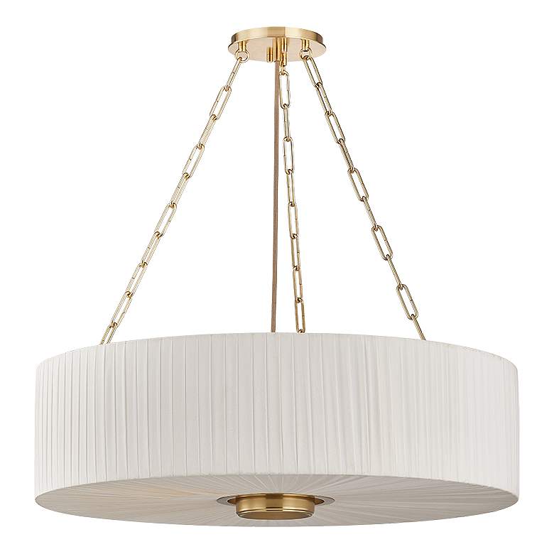 Image 2 Hudson Valley Lighting Camby Chandelier Aged Brass