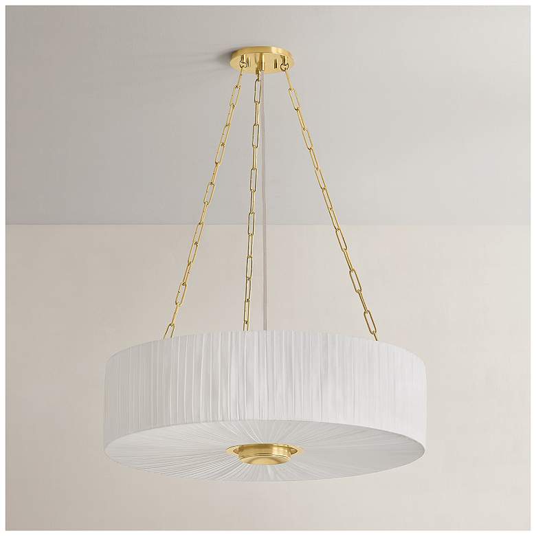 Image 4 Hudson Valley Lighting Camby Chandelier Aged Brass more views