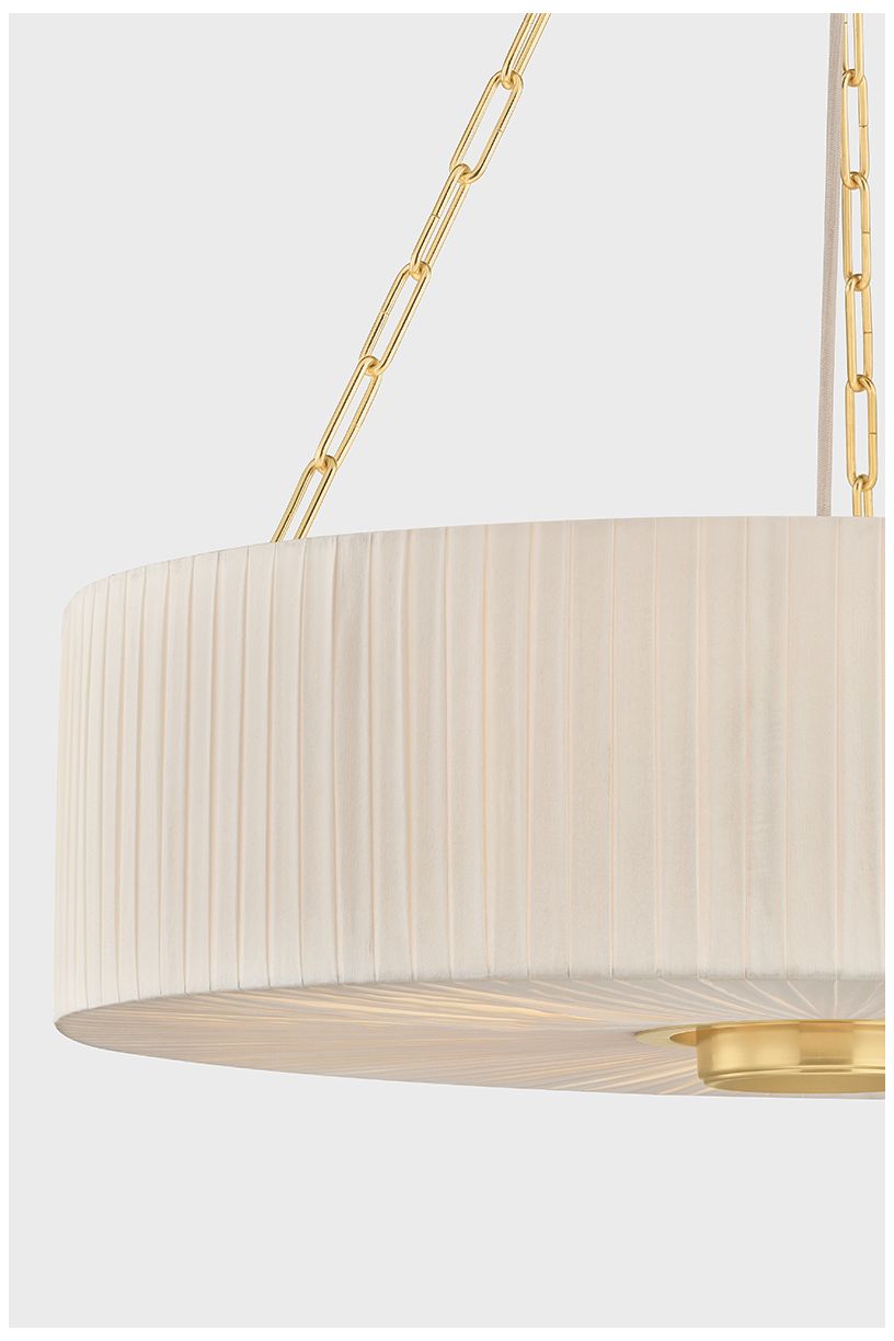 Image 5 Hudson Valley Lighting Camby Chandelier Aged Brass more views