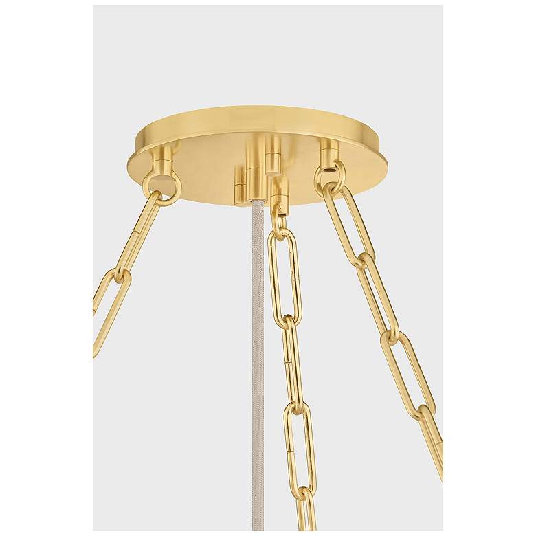 Image 6 Hudson Valley Lighting Camby Chandelier Aged Brass more views