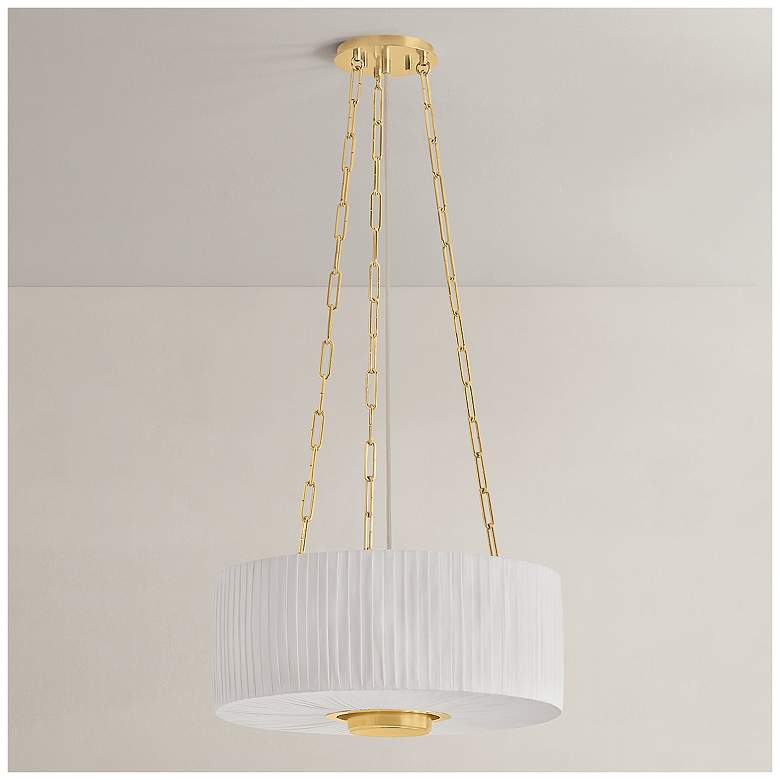 Image 4 Hudson Valley Lighting Camby Pendant Aged Brass more views