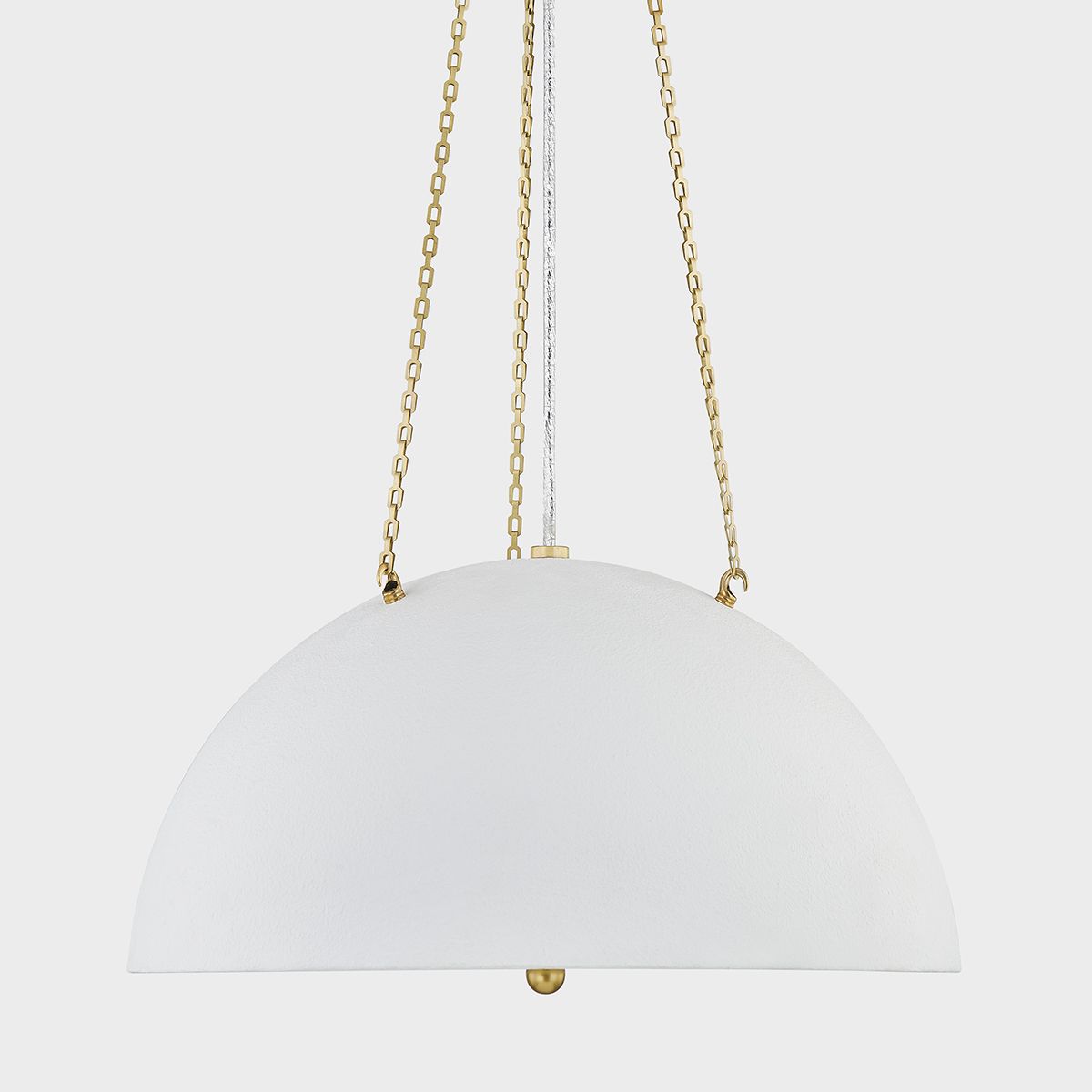 Image 4 Hudson Valley Lighting Chiswick 3 Light Pendant in Aged Brass more views