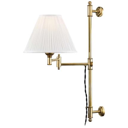 Hudson Valley Lighting Classic No.1 Brass - Antique Brass Collection
