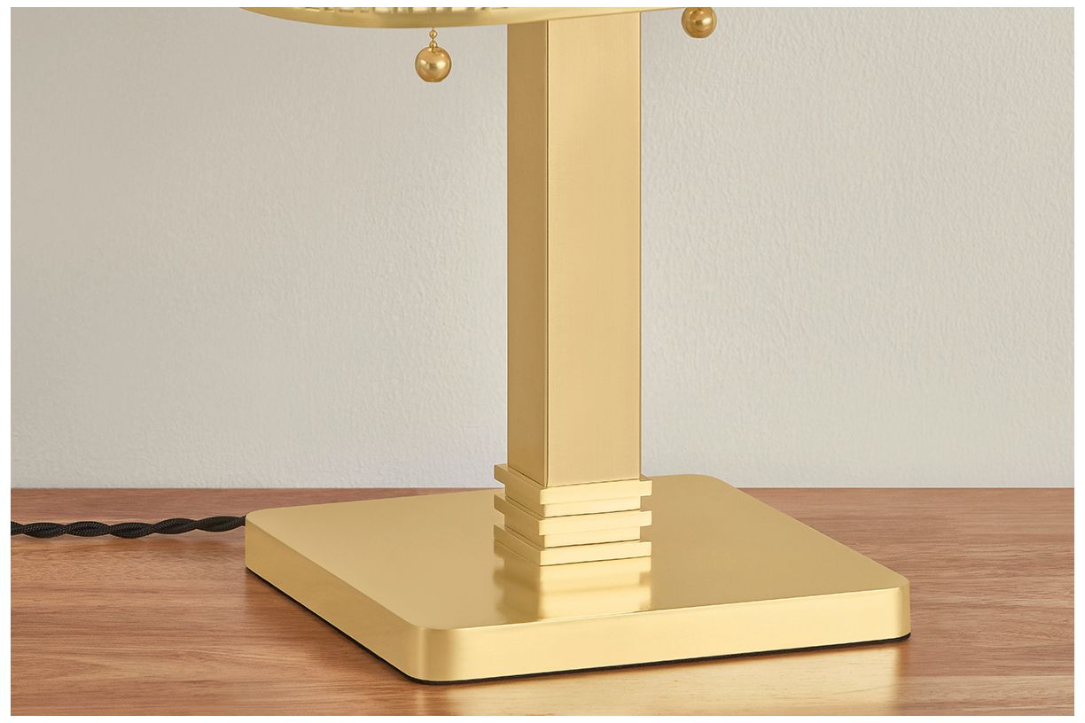 Hudson Valley Lighting Claude Table Lamp Aged Brass