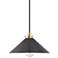 Hudson Valley Lighting Clivedon 1 Light Pendant in Aged Brass