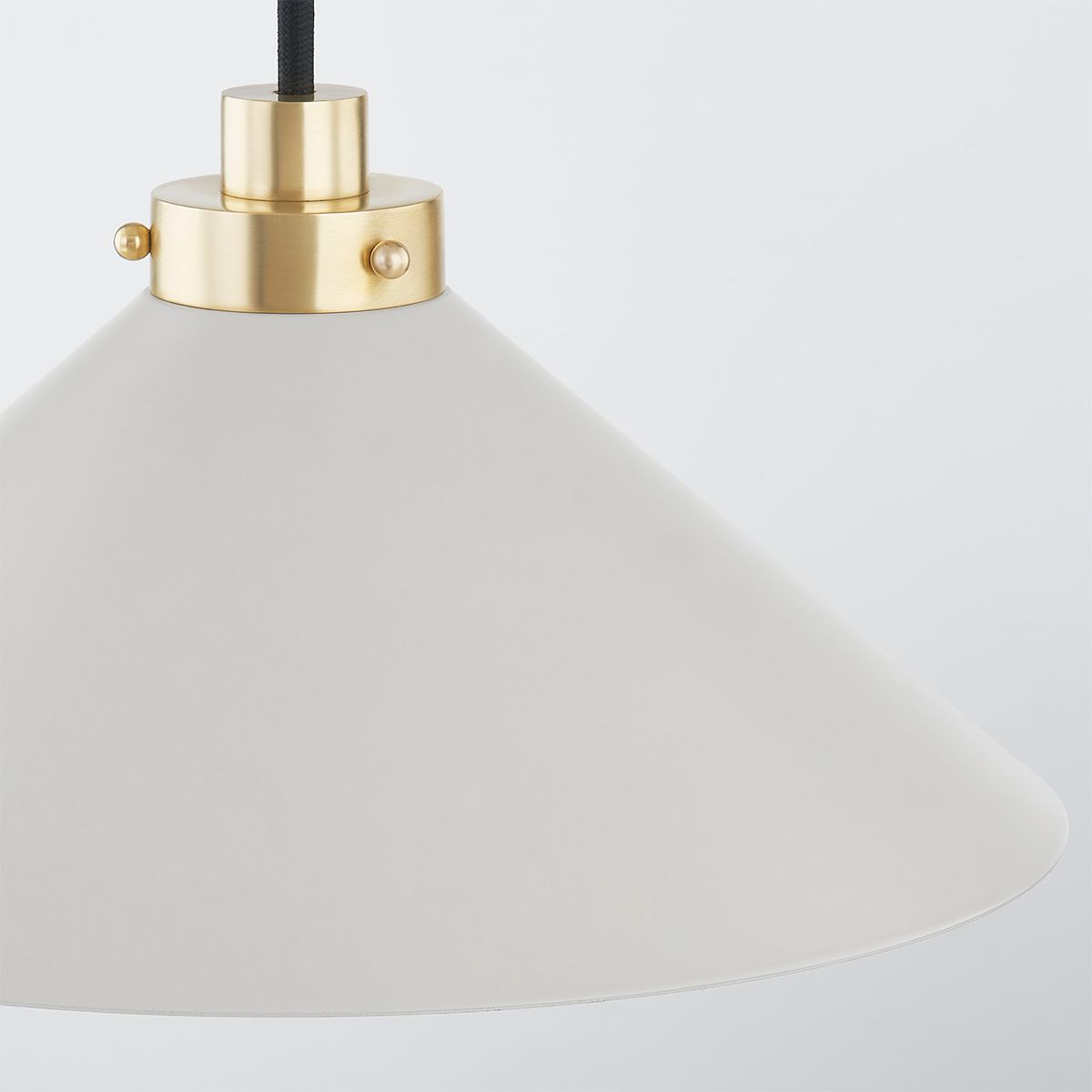 Image 3 Hudson Valley Lighting Clivedon 1 Light Pendant in Aged Brass more views