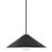 Hudson Valley Lighting Clivedon 1 Light Pendant in Aged Brass