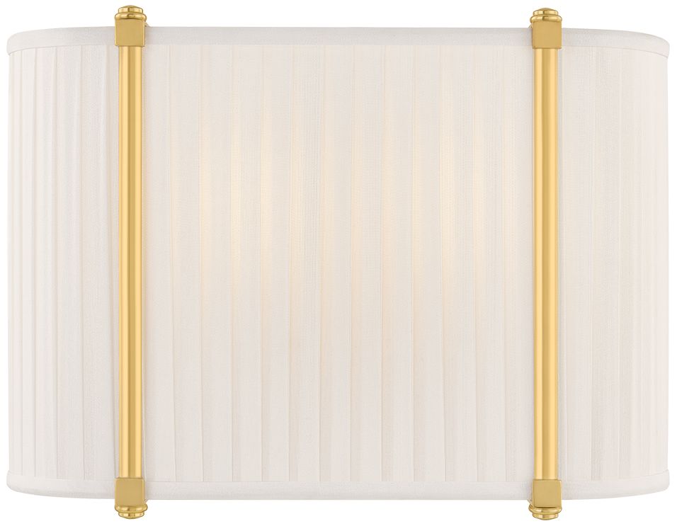 Hudson Valley Lighting Cornell Wall Sconce Aged Brass