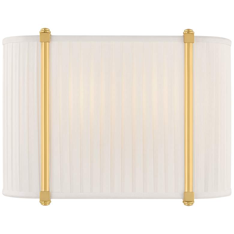 Image 2 Hudson Valley Lighting Cornell Wall Sconce Aged Brass