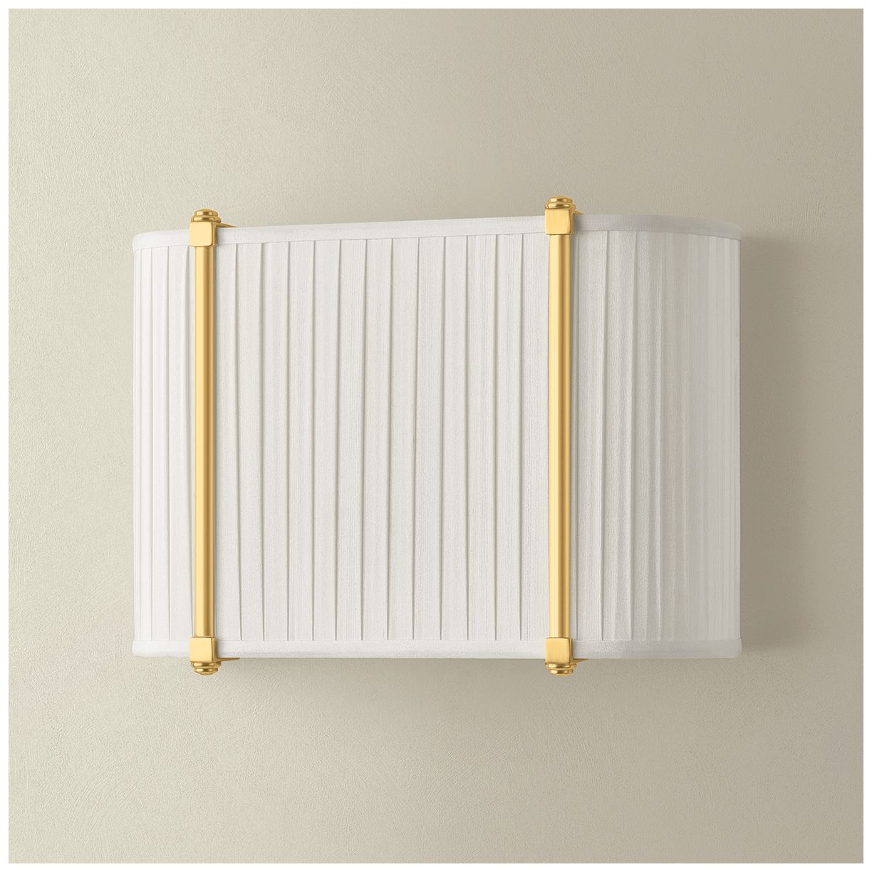 Image 4 Hudson Valley Lighting Cornell Wall Sconce Aged Brass more views