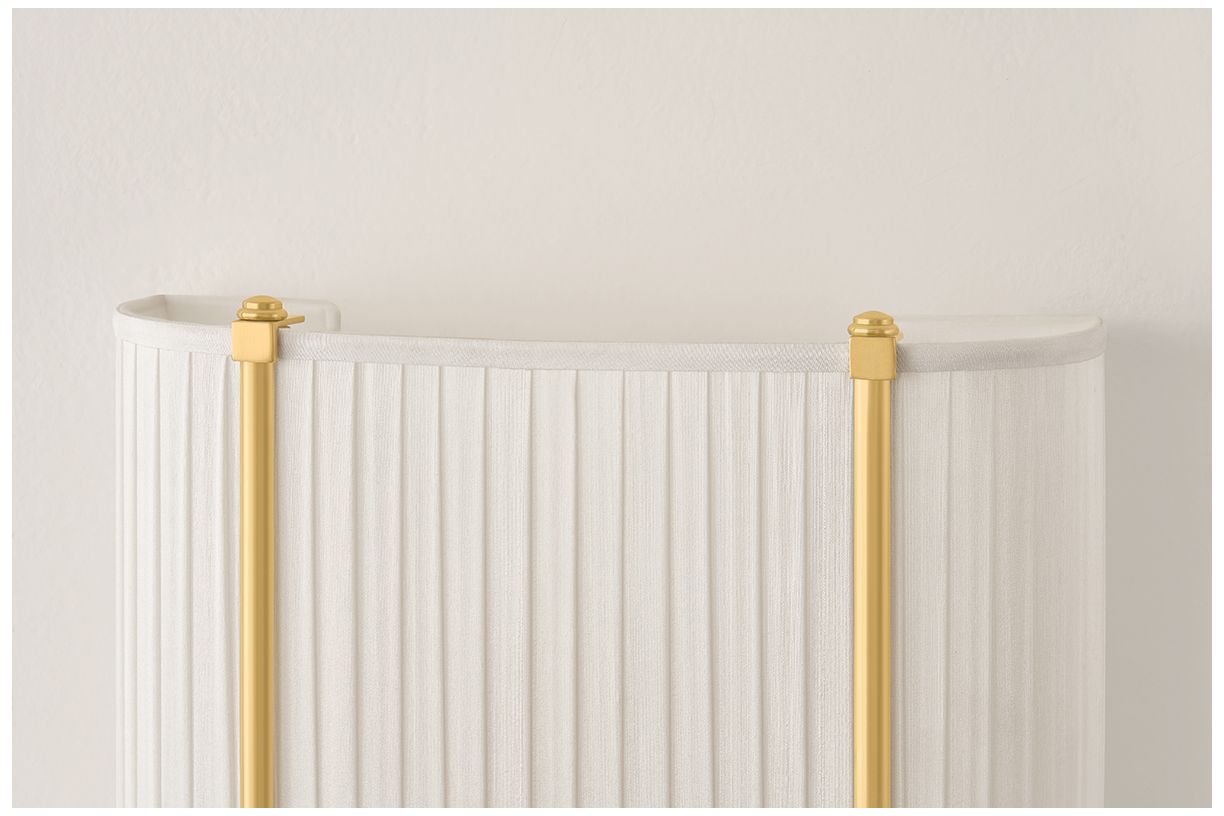 Image 5 Hudson Valley Lighting Cornell Wall Sconce Aged Brass more views