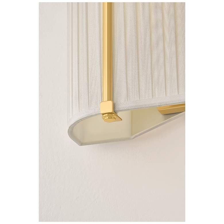 Image 6 Hudson Valley Lighting Cornell Wall Sconce Aged Brass more views