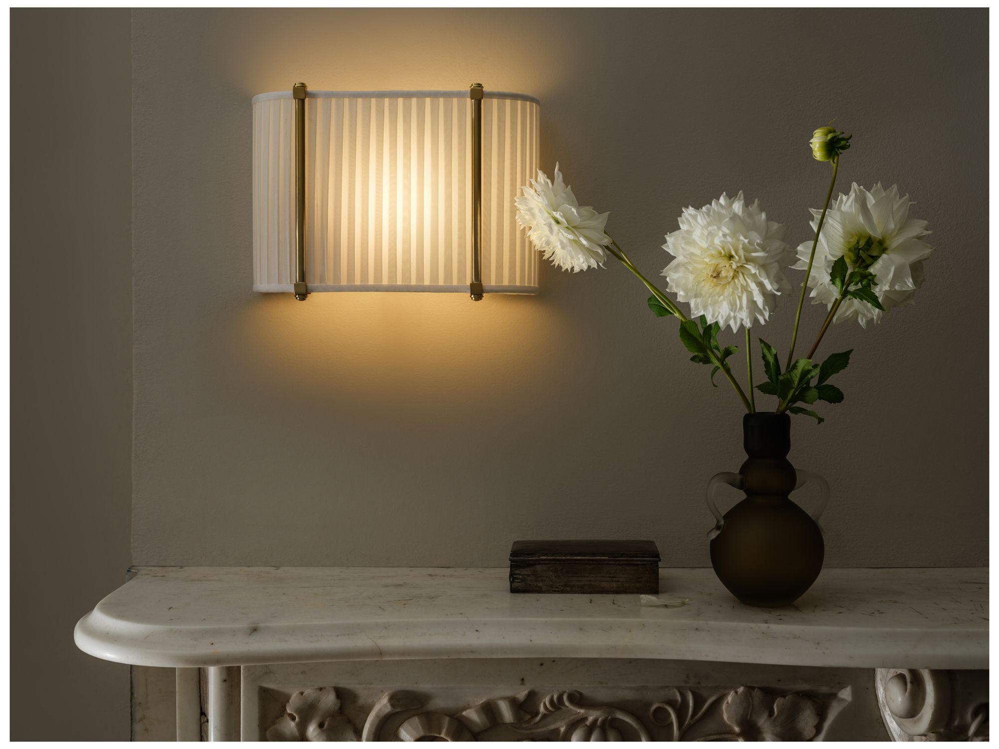 Hudson Valley Lighting Cornell Wall Sconce Aged Brass