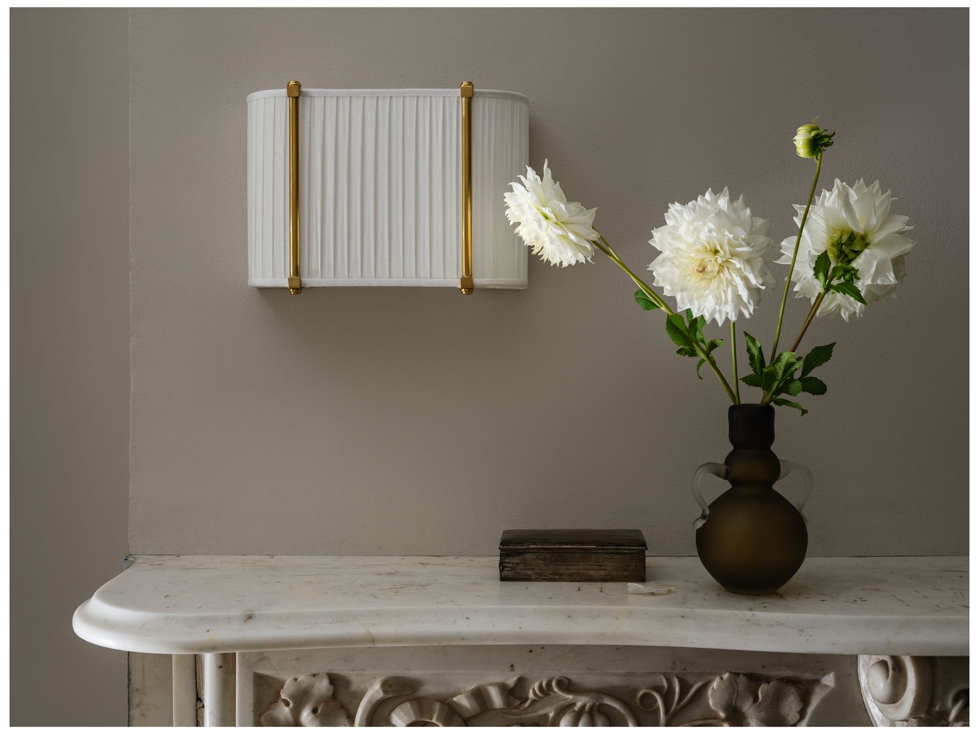 Hudson Valley Lighting Cornell Wall Sconce Aged Brass