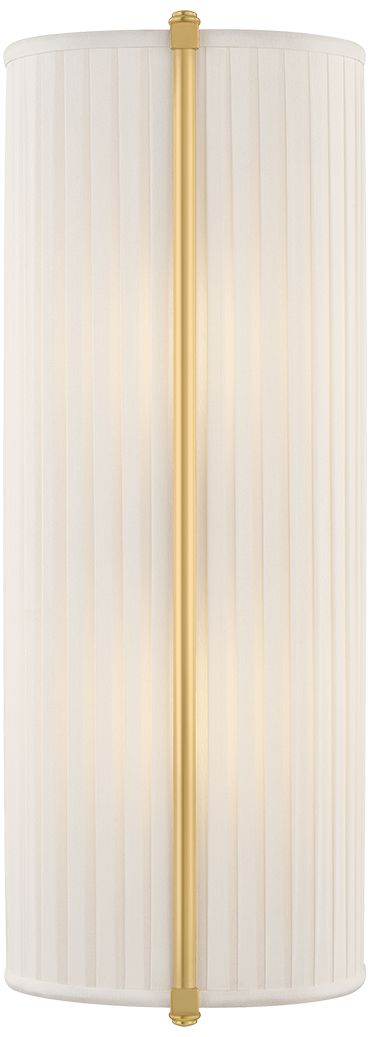 Image 2 Hudson Valley Lighting Cornell Wall Sconce Aged Brass