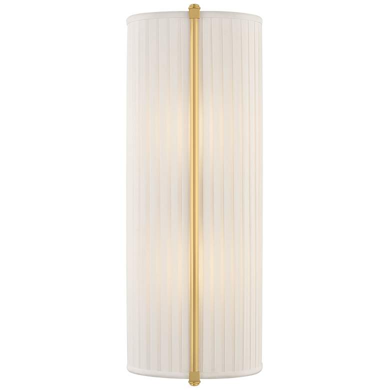 Image 2 Hudson Valley Lighting Cornell Wall Sconce Aged Brass