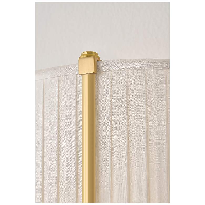 Image 4 Hudson Valley Lighting Cornell Wall Sconce Aged Brass more views
