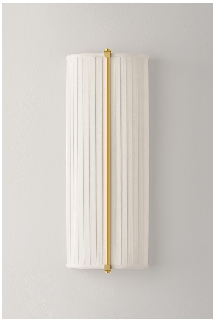 Image 5 Hudson Valley Lighting Cornell Wall Sconce Aged Brass more views