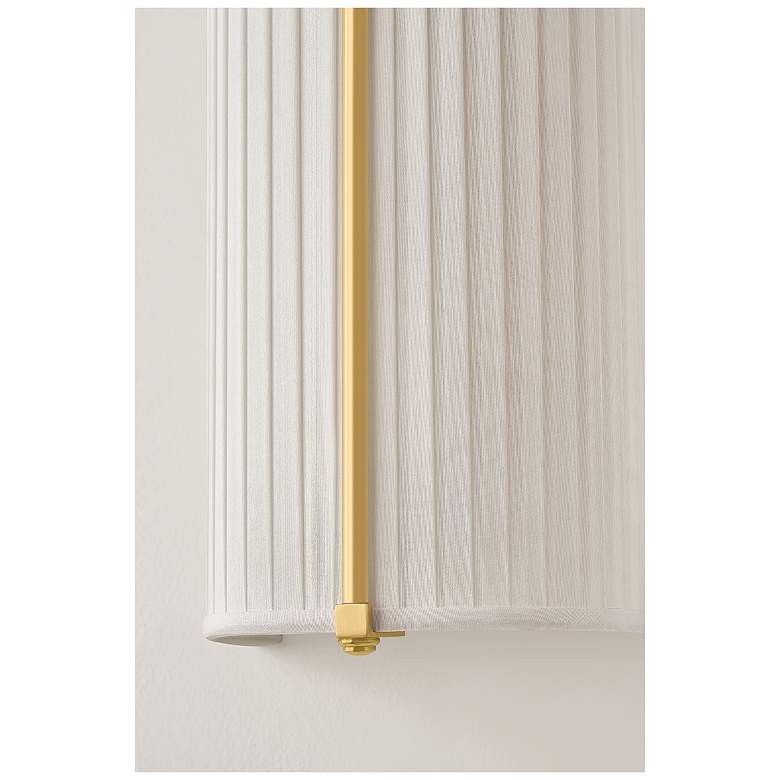 Image 6 Hudson Valley Lighting Cornell Wall Sconce Aged Brass more views